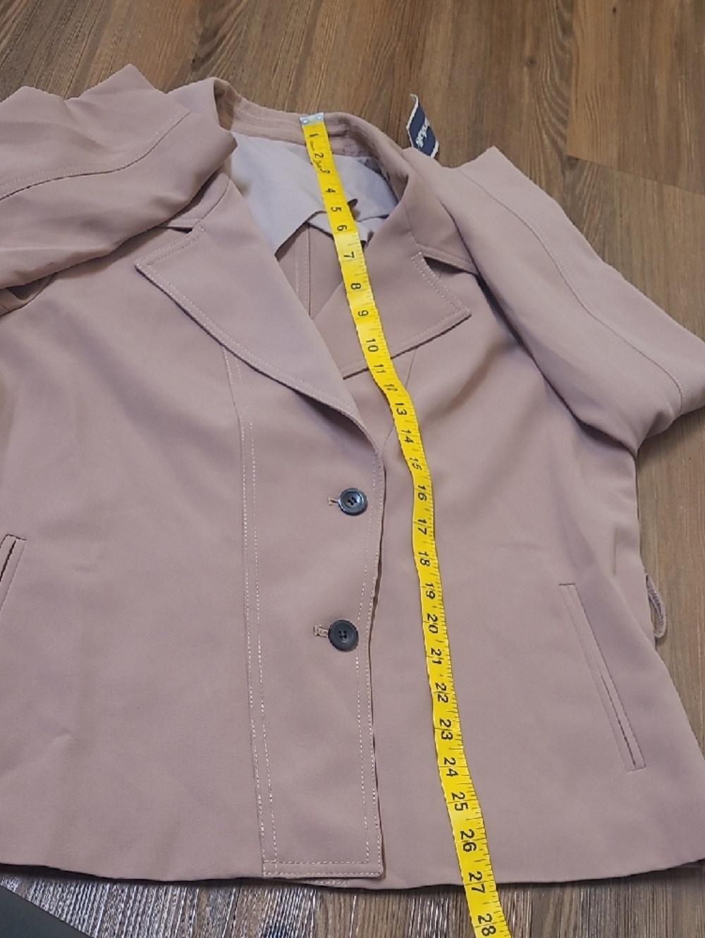 Marshalls Blush Pink Tailored Blazer Jacket - Picture 6 of 13